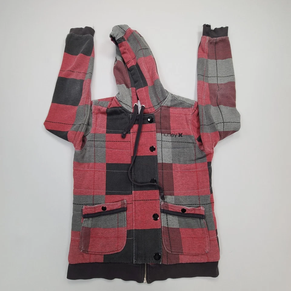 Свитер Hurley для мальчиков маленький красный на молнии повседневный комфортный стильный детский - Изображение 1 из 4