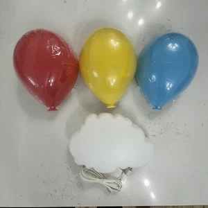 x4 IKEA Wall Lights Dromsyn Cloud (USED) Dromminge Balloon Blue Red Yellow (NEW) - Picture 1 of 9