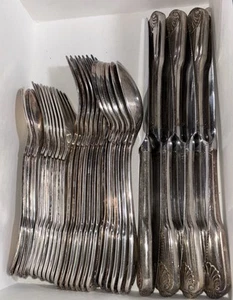 Vintage English Or London Shell (1988)by TOWLE SILVER Japan-Set of 31 As Is - Picture 1 of 12