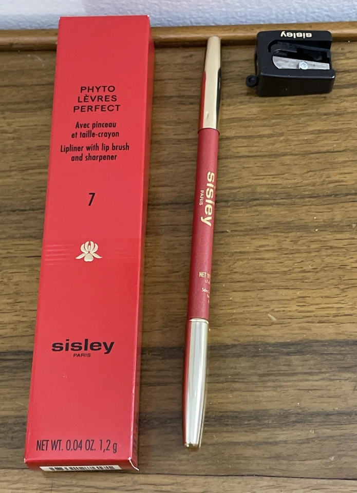 Lápiz labial rojo rubí Sisley Phyto-Levres Perfect Lip Liner 7 0,04 oz, 1,2 g nuevo en caja Foto 1 de 4