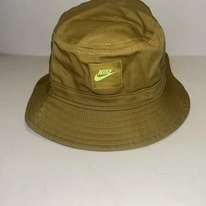Nike Futura logo bucket hat in mustard - Picture 1 of 6
