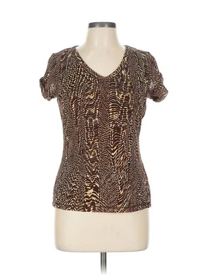 Camiseta Liz Claiborne Mujer Marrón Manga Corta L Petites Foto 1 de 4