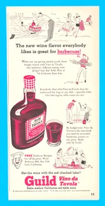 1953 Guild California Table Wine print ad Tavola ephemera alcohol - Picture 1 of 3