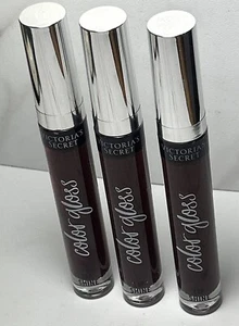 3 Victoria's Secret COLOR GLOSS Lip Shine AFTER DARK 0.11 oz - Picture 1 of 2