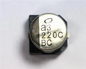 500 x Nichicon DC Aluminium Electrolytic Capacitor 220uF 16V SM, ±20%, BC Series - Imagen 1 de 2
