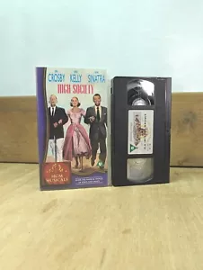 HIGH SOCIETY - 1956 Musical Film - Excellent Condition VHS Video Tape - Imagen 1 de 4