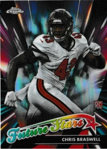 2024 Topps Chrome Future Stars Chris Braswell (RC) #FS-6 Tampa RED REFRACTOR - Picture 1 of 3