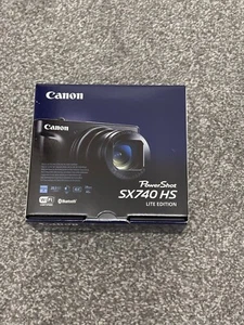 Canon PowerShot SX740 HS Lite Edition Digital Camera Black 📸 Ready To Ship - Picture 1 of 8