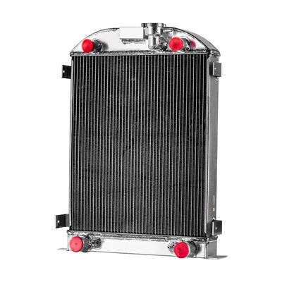 Fits 1930 1931 1932 Ford Model A Model B 3.3L Gas Engine 3ROW Aluminum Radiator Foto 1 de 4