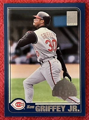 2001 Topps Opening Day #124 Ken Griffey Jr. Cincinnati Reds Baseball Card HOF - Image 1 of 2
