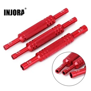 INJORA 3pcs 4.0 5.0 4.5 5.5 7.0 8.0mm Double Head Hex Nut Socket Wrench RC Tools - Picture 1 of 8