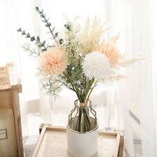 Plastic Silks Artificial Flowers Peony Type Wedding Home Living Room Decorations