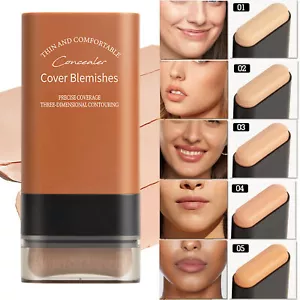Roseionly Makeup Foundation, Instant Concealing Foundation Stick with Brush - Picture 1 of 16