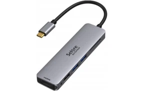 HUB 6w1 HDMI USB3.0 SD/TF slot - Afbeelding 1 van 2