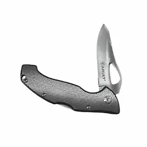 Ariat Engraved Logo Folding Stainless Steel Plain Edge Knife(Black,3 Inch Blade) - Picture 1 of 4