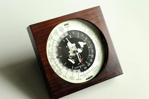 Seiko Desk World Timer Clock Cover