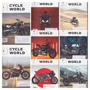 Cycle World Motorcycle Magazine Lot 2018 2019 2020 (8) - Picture 1 of 17