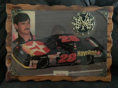 Wooden Davey Allison Clock Cover