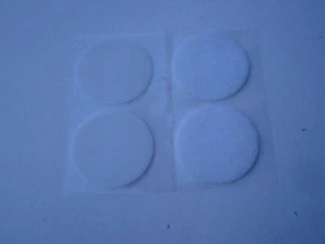Pastille scratch bande agrippante diamètre 13mm BLANC adhésif lot de 10 pièces - Bild 1 von 2