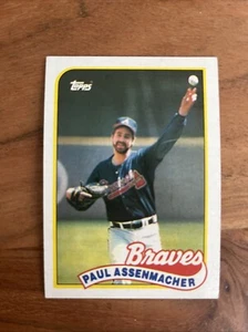 1989 Topps - #454 Paul Assenmacher - Picture 1 of 2