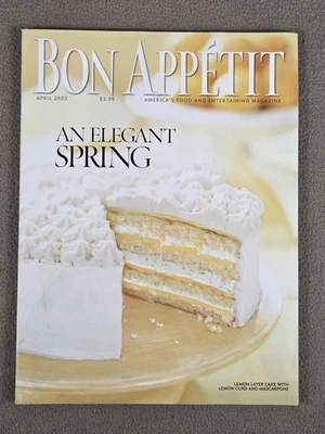 Bon Appetit Magazine 2003 April An Elegant Spring - Image 1 of 4
