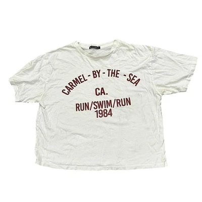 Vintage Brandy Melville Women’s T-Shirt Carmel By The Sea CA White Size Small - Image 1 of 4