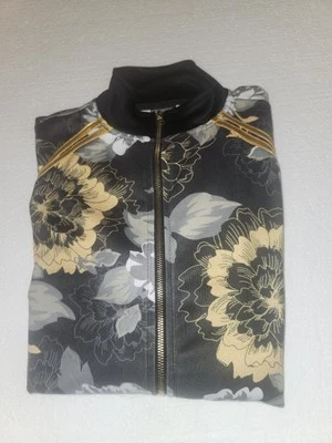 Chaqueta Chándal Henry & Williams Nueva York Dorado Estilo Floral Talla Mediana Foto 1 de 4
