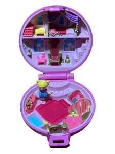 Polly Pocket Vintage 1992 Jeweled Palace Compact And Polly Doll Bluebird Toys - Picture 1 of 5