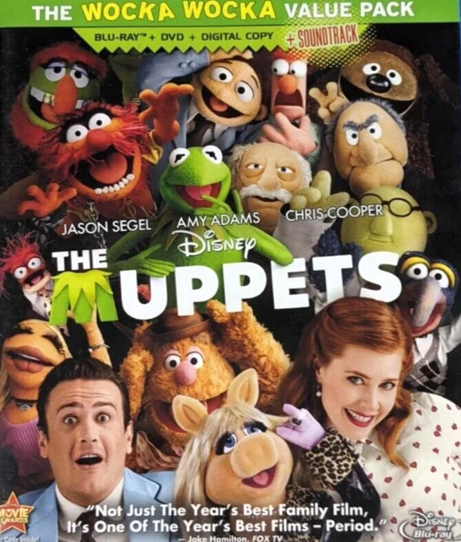 The Muppets (BLU-RAY + DVD) VG DISCS + CVR ART - NO CASE - Imagem 1 de 1