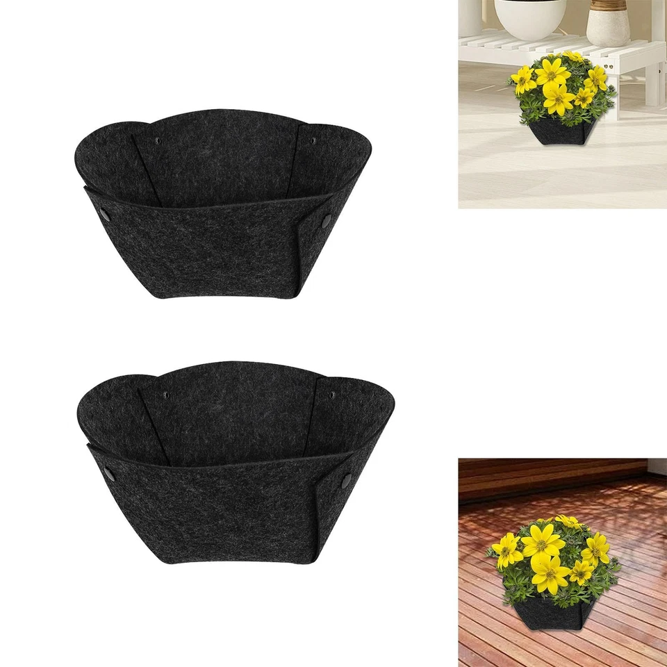 Planter Basket Liner Flowerpot Wall Hanging Planter Patio Plant Pot Liner - Image 1 of 1