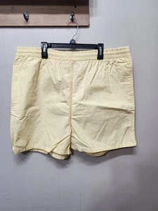 Islander Shorts Yellow XL Elastic Waist Casual Summer C250 - Picture 1 of 3