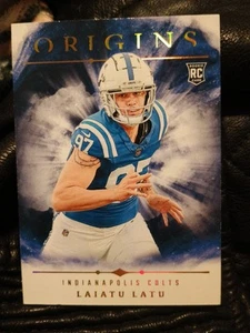 2024 Origins Laiatu Latu Rookie #125 Indianapolis Colts - Picture 1 of 3