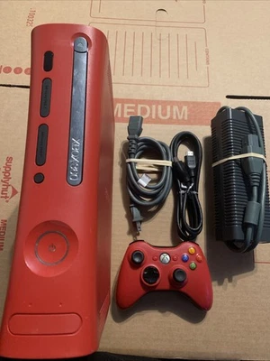 Consola Xbox 360 Elite Resident Evil 5 Roja 120GB LIMPIA NUEVA PASTA TÉRMICA Foto 1 de 4