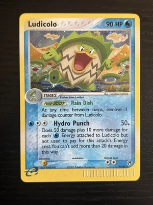 2003 Pokemon TCG Ludicolo 7/100 E-Reader Holo Rare LP/NM Ex Sandstorm - Image 1 of 4
