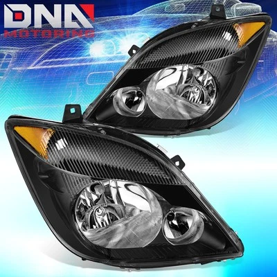 Faros negros/ámbar para Dodge/Mercedes-Benz/Freightliner Sprinter 2007-2013 Foto 1 de 4
