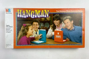Vintage 1988 HANGMAN Milton Bradley Word Guessing Game COMPLETE ~ VG - Picture 1 of 9