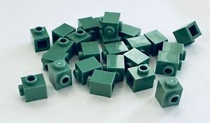 *NEW* Lego 87087 1x1 Brick Modified with Stud on 1 Side SAND GREEN *50 Pieces*