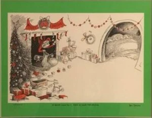 Dr. Seuss GEISEL "Si Santa pudiera hacerlo, entonces también podría..." OFERTA #SI448DSS - Imagen 1 de 1