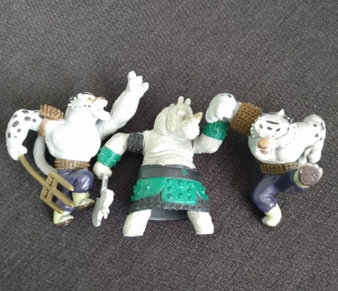 Kung Fu Panda PVC Figures Lot of 3 Tai Lung Master Rhino Cover
