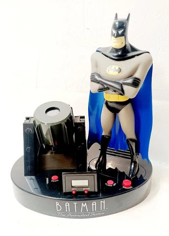 1993 BATMAN THE ANIMATED SERIES Illuminating Talking Alarm Clock DC Comics Works Cover
