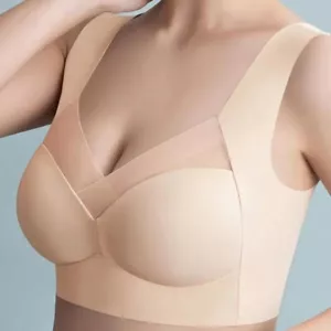 Reggiseno sportivo senza cuciture reggiseno gilet raccoglie antiurto Soutien Gorge top senza fili - Foto 1 di 41