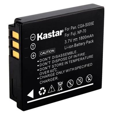 1x Kastar Battery for Fujifilm NP-70 FinePix F20 F20 Zoom F40fd F45fd F47fd - Image 1 of 3