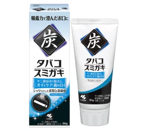 Charcoal Toothpaste for Smokers 90g Lime Tea Mint from Japan - Picture 1 of 5