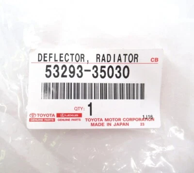 Deflector de aire derecho pasajero Toyota 53293-35030 original fabricante de equipos originales 2014-2021 4Runner Foto 1 de 4