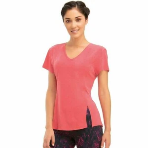 Neu mit Etikett Marika V-Ausschnitt belüftet Workout T-Shirt Medium Dusty Rose - Bild 1 von 2