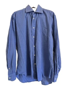 Cerruti 1881 Shirt Mens 15 1/4 Long Sleeve Spread Collar Formal Career Button Up - Picture 1 of 9
