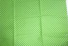 Cutest Critters Green  Hues Checked Vaiegated Cotton Fabric 2/3Rd Yard X 44 Inch