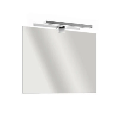 Specchio bagno filolucido 60x80 cm reversibile con lampada led 30 cm cromata - Immagine 1 di 4