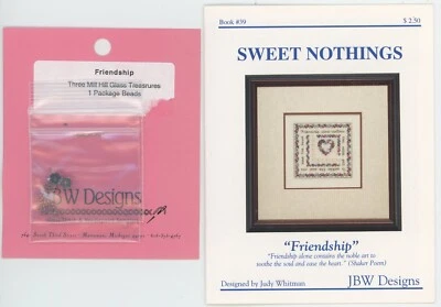 JBW Designs Friendship Mill Hill Glass Treasures Flowers Sweet Nothings - Image 1 of 2