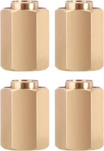 INJORA 12G/Set Brass Wheel Hex Hub 10Mm Extenders Adaptor for TRX4M Redcat Ascen - Picture 1 of 12